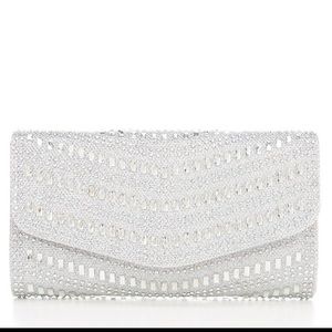 Gianni Bini Embellished Stone Encrusted Clutch